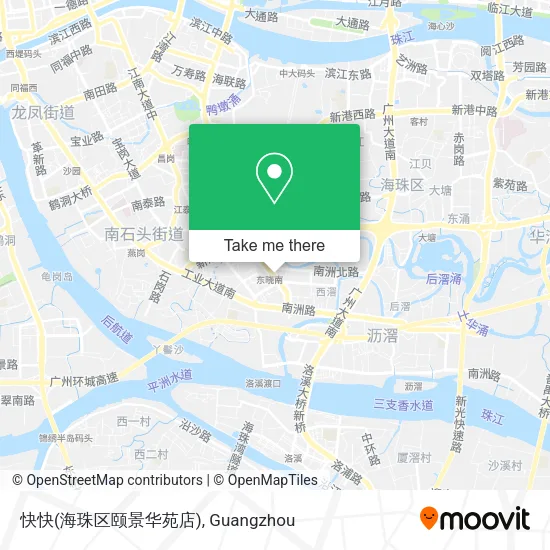 快快(海珠区颐景华苑店) map