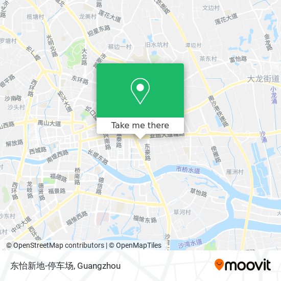 东怡新地-停车场 map
