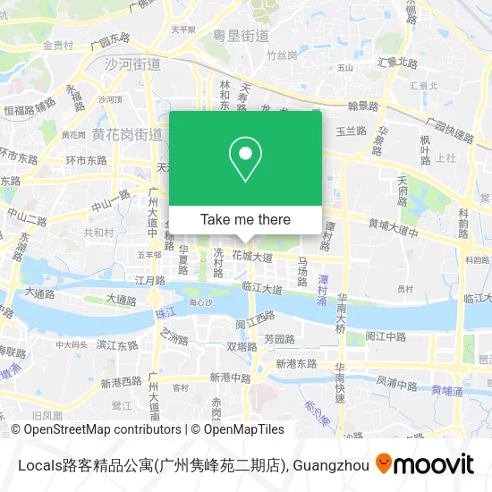 Locals路客精品公寓(广州隽峰苑二期店) map