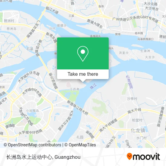 长洲岛水上运动中心 map