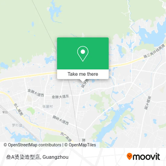 叁A烫染造型店 map