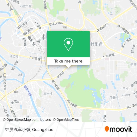 钟屏汽车小镇 map