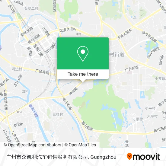 广州市众凯利汽车销售服务有限公司 map