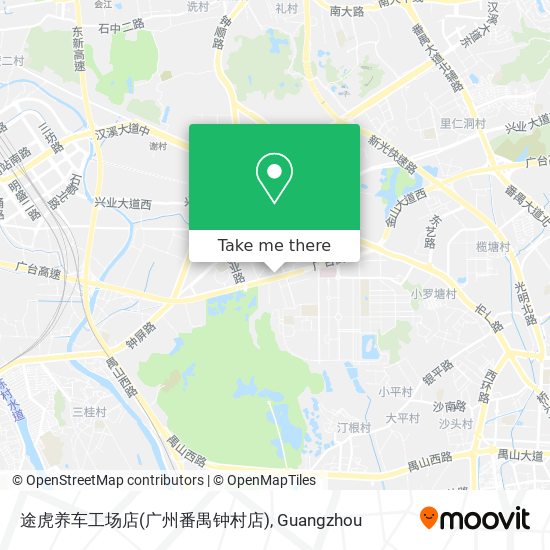途虎养车工场店(广州番禺钟村店) map