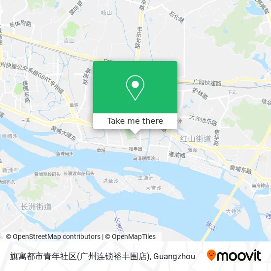 旗寓都市青年社区(广州连锁裕丰围店) map