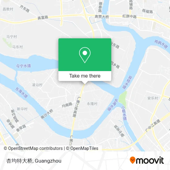 杏均特大桥 map