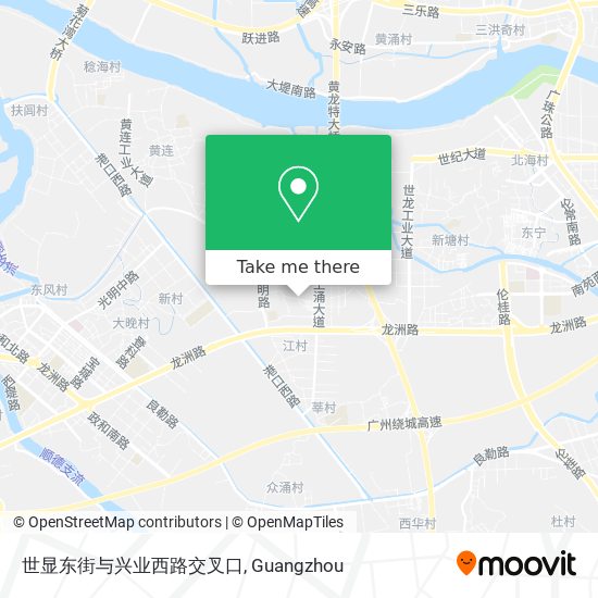 世显东街与兴业西路交叉口 map