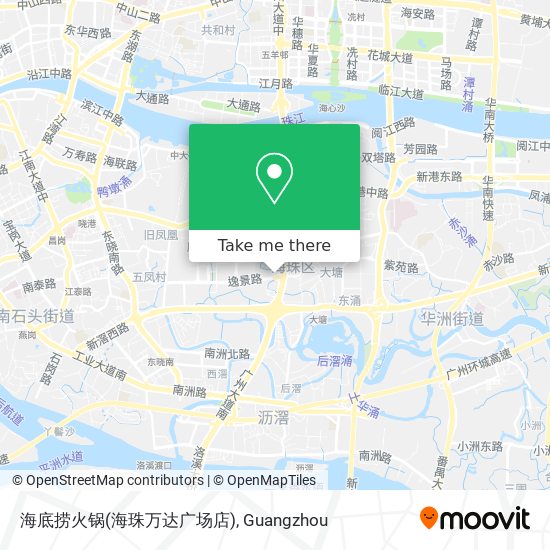 海底捞火锅(海珠万达广场店) map