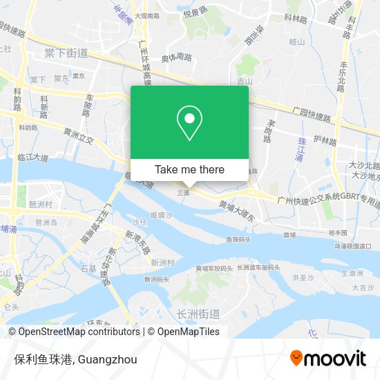 保利鱼珠港 map