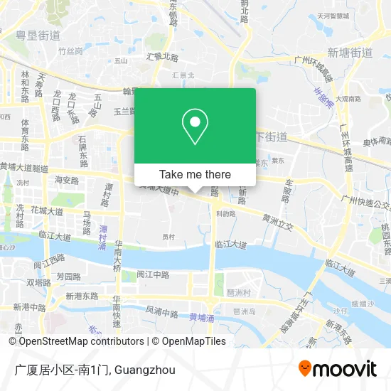 广厦居小区-南1门 map