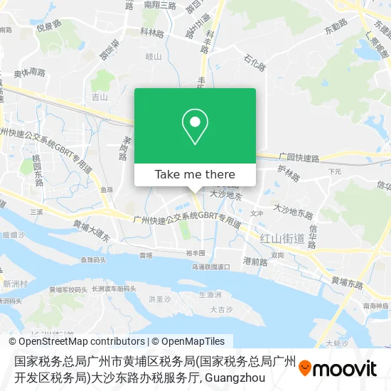 国家税务总局广州市黄埔区税务局(国家税务总局广州开发区税务局)大沙东路办税服务厅 map