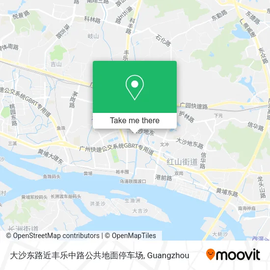 大沙东路近丰乐中路公共地面停车场 map