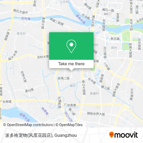 派多格宠物(风度花园店) map