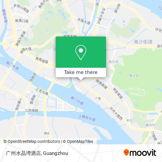 广州水晶湾酒店 map