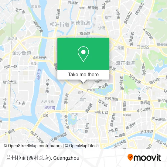 兰州拉面(西村总店) map