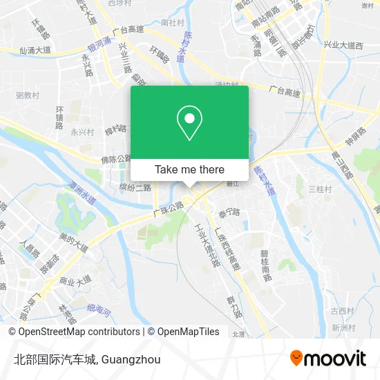 北部国际汽车城 map