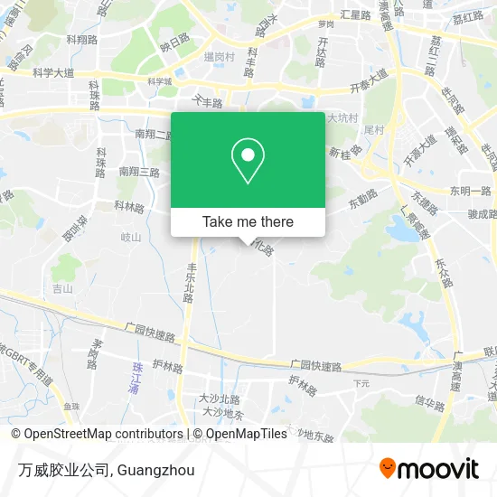 万威胶业公司 map
