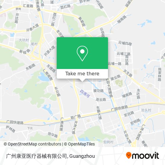 广州康亚医疗器械有限公司 map