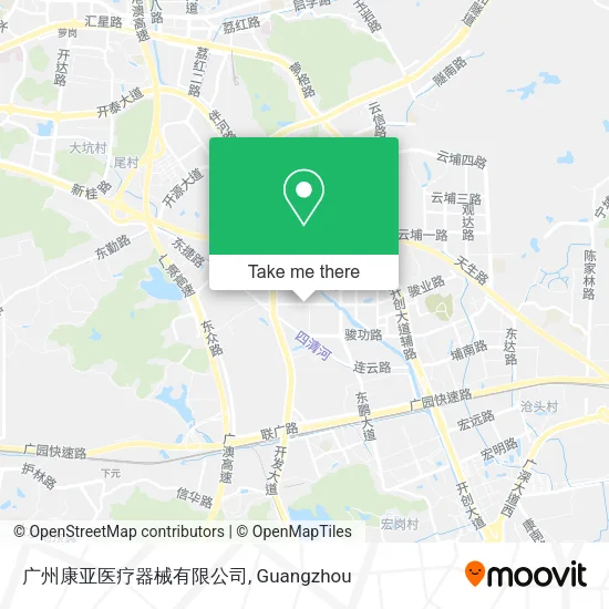 广州康亚医疗器械有限公司 map