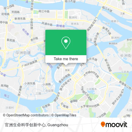 官洲生命科学创新中心 map