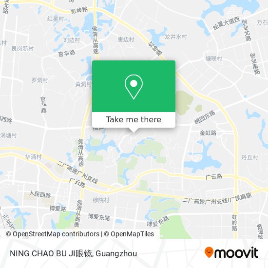 NING CHAO BU JI眼镜 map