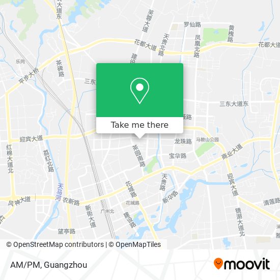 AM/PM map