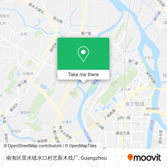 南海区里水镇水口村艺新木线厂 map