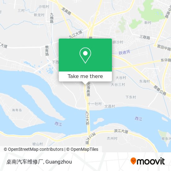 桌南汽车维修厂 map