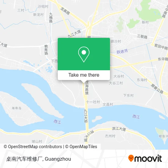 桌南汽车维修厂 map