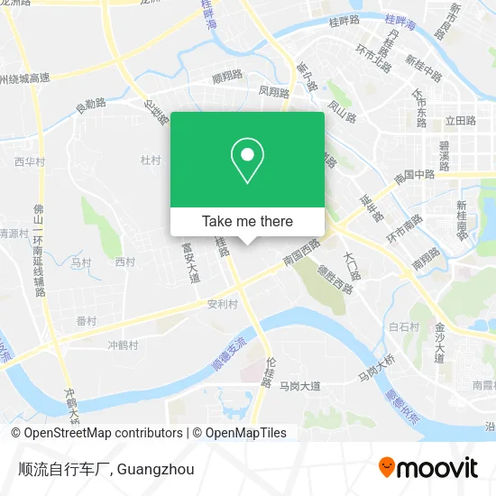 顺流自行车厂 map