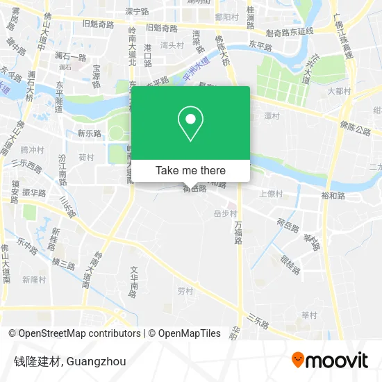 钱隆建材 map
