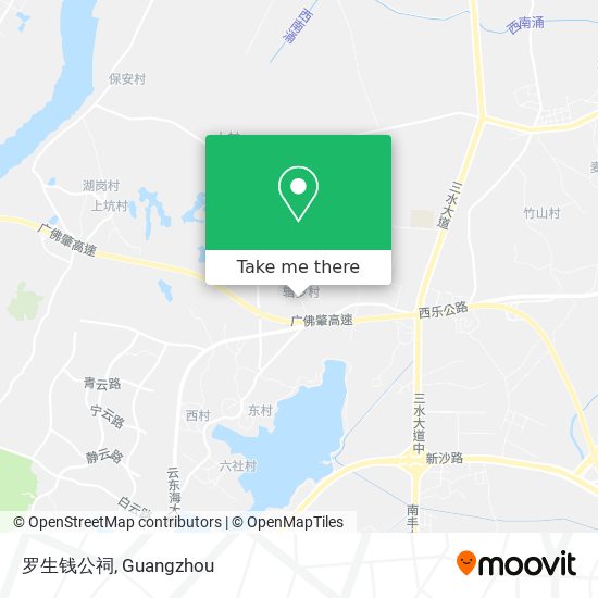 罗生钱公祠 map