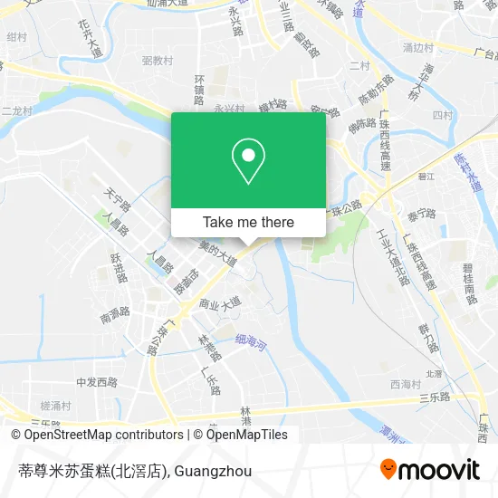 蒂尊米苏蛋糕(北滘店) map