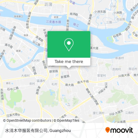 水清木华服装有限公司 map