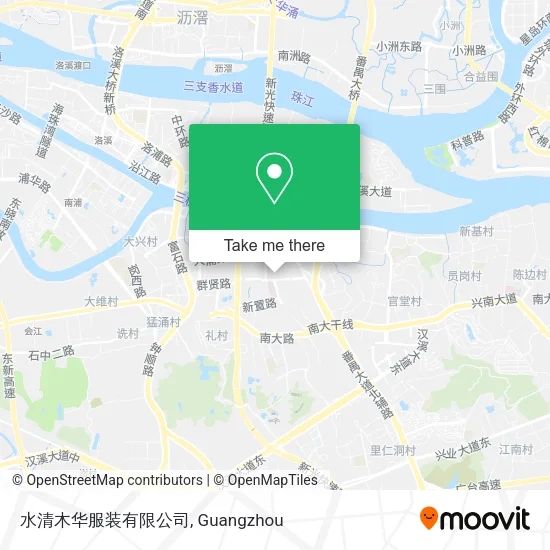 水清木华服装有限公司 map