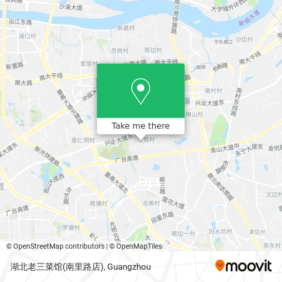 湖北老三菜馆(南里路店) map