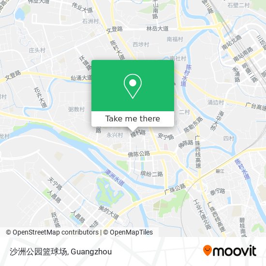 沙洲公园篮球场 map