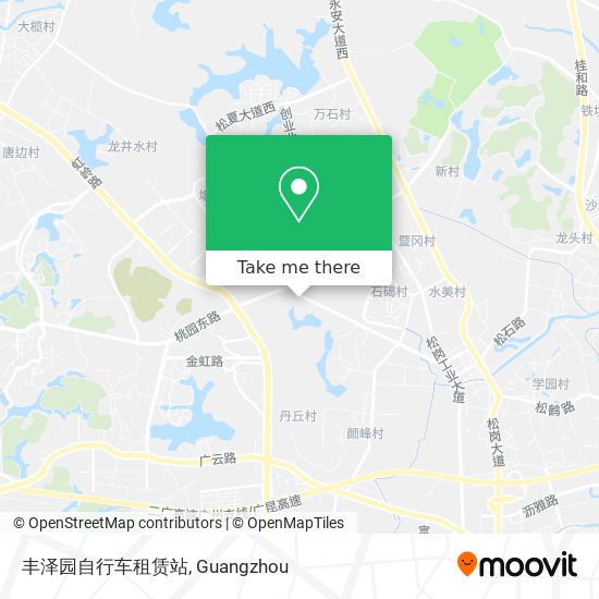 丰泽园自行车租赁站 map