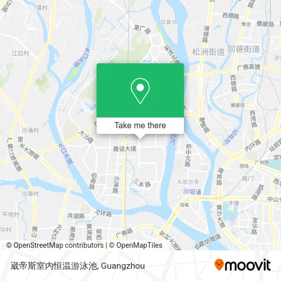 崴帝斯室内恒温游泳池 map