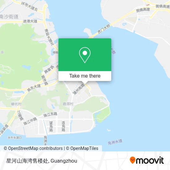 星河山海湾售楼处 map