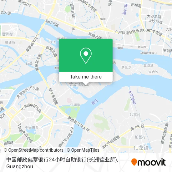 中国邮政储蓄银行24小时自助银行(长洲营业所) map