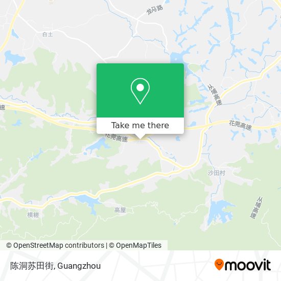 陈洞苏田街 map