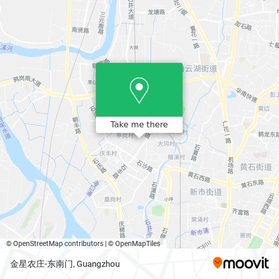 金星农庄-东南门 map