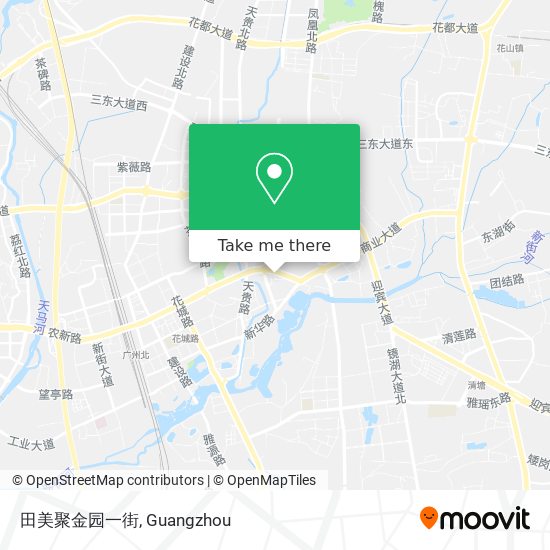 田美聚金园一街 map