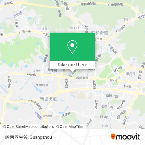 岭南养生谷 map