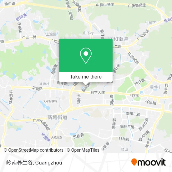 岭南养生谷 map