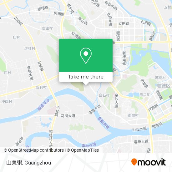 山泉粥 map