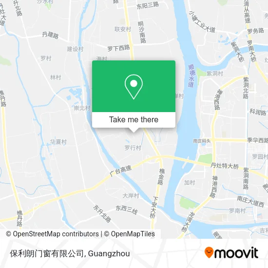 保利朗门窗有限公司 map