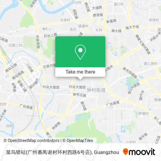 菜鸟驿站(广州番禺谢村环村西路6号店) map