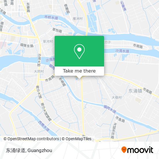 东涌绿道 map